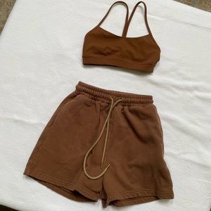 Nordstrom brown casual shorts size S